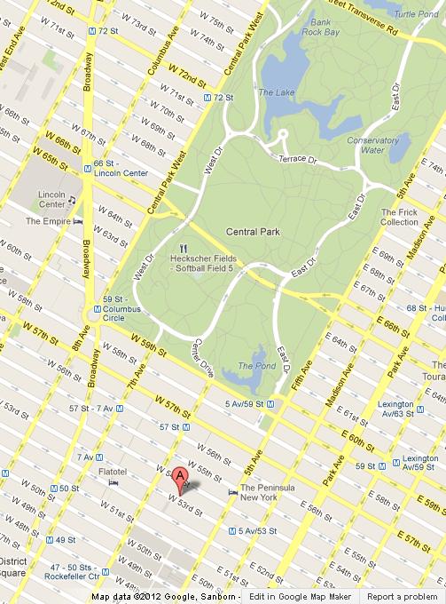 on NY Map