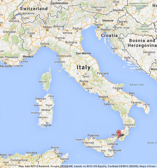 Where Is Reggio Di Calabria On Map Of Italy