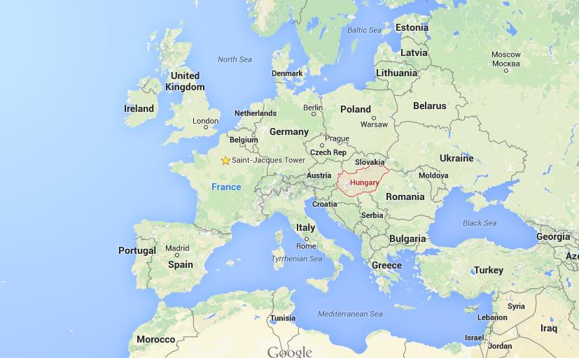 Where Is Hungary In Europe On A Map