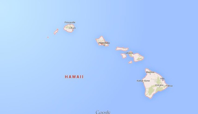 Map of Hawaii USA