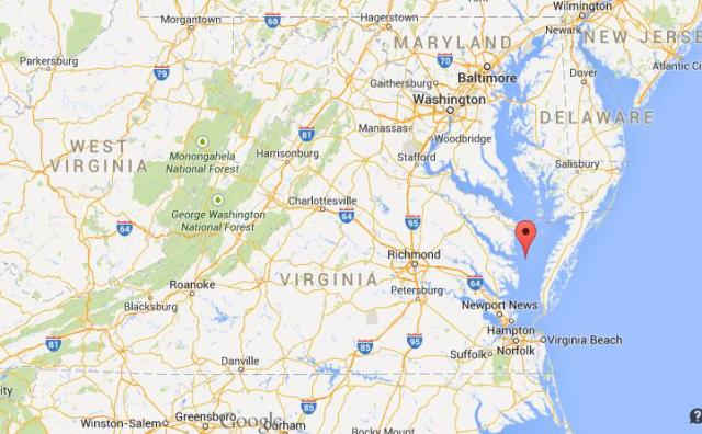 location Chesapeake Bay map Virginia