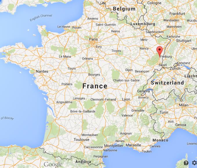  Where Is Colmar On Map France