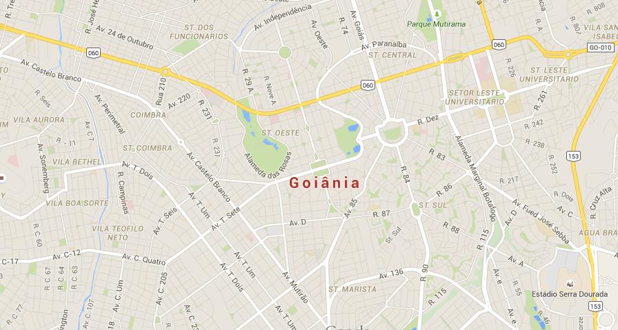 Map Of Goiania 4422