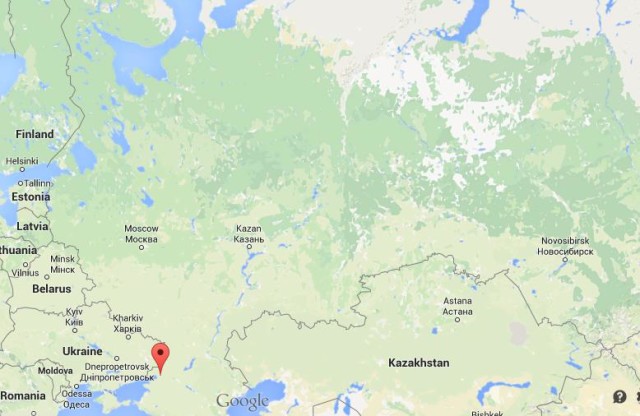 location Rostov on Don on map of Russia