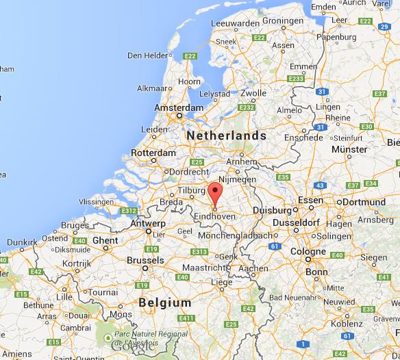 Eindhoven On Map Of Netherlands