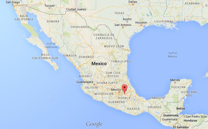Where Is Puebla On Map Mexico