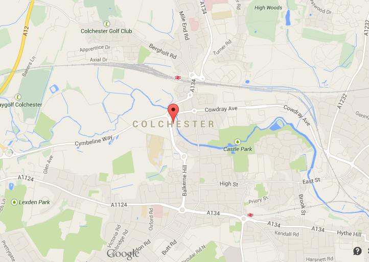 Map Of Colchester 