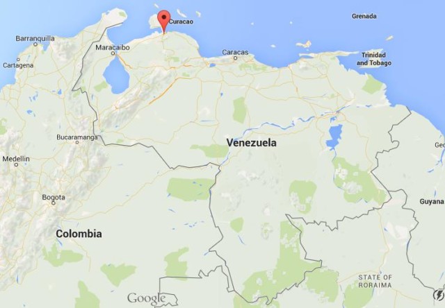 location Coro on map Venezuela