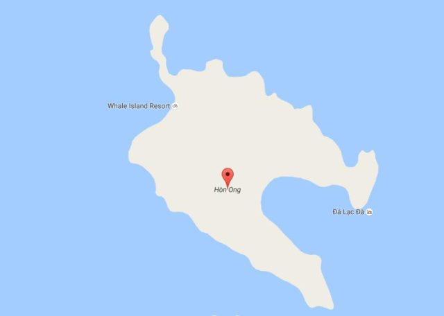 Map of Whale Island Vietnam