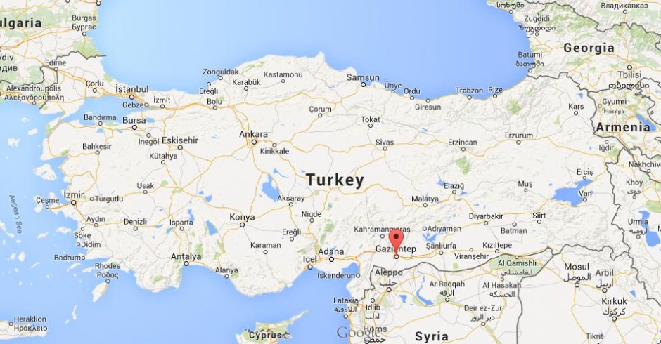 Where Is Gaziantep On Map Turkey