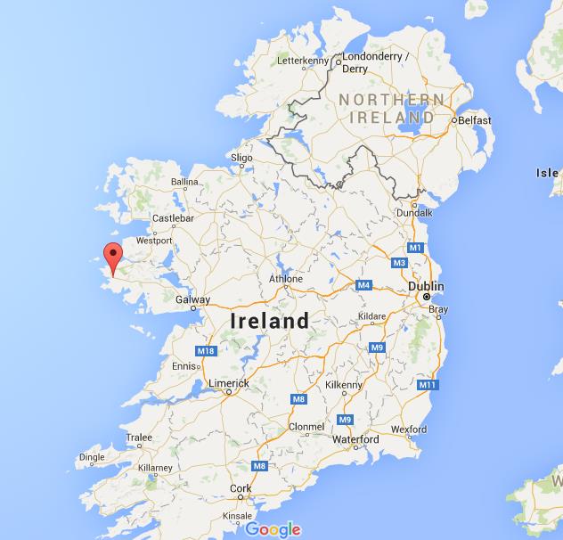 Where Is Clifden On Map Ireland