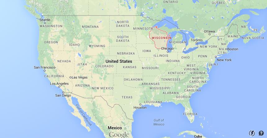 where is wisconsin in usa map Where Is Wisconsin On Usa Map where is wisconsin in usa map