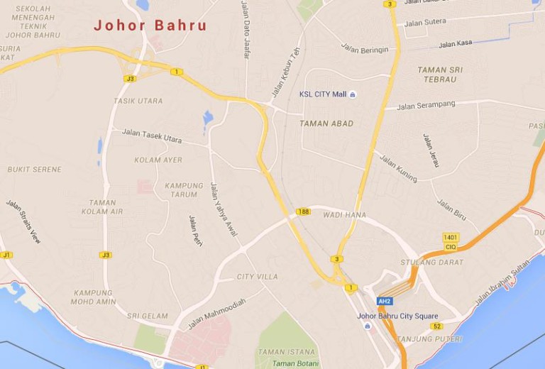 map-of-johor-bahru