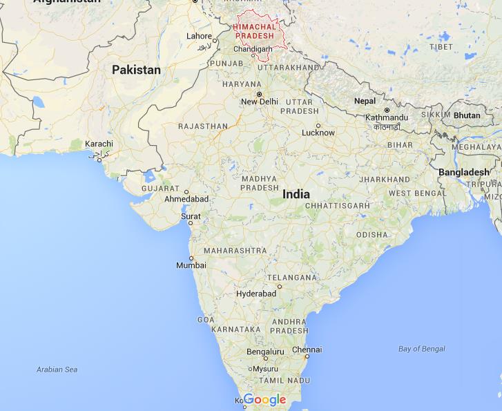 Locate Himachal Pradesh In India Map Where Is Himachal Pradesh On Map India