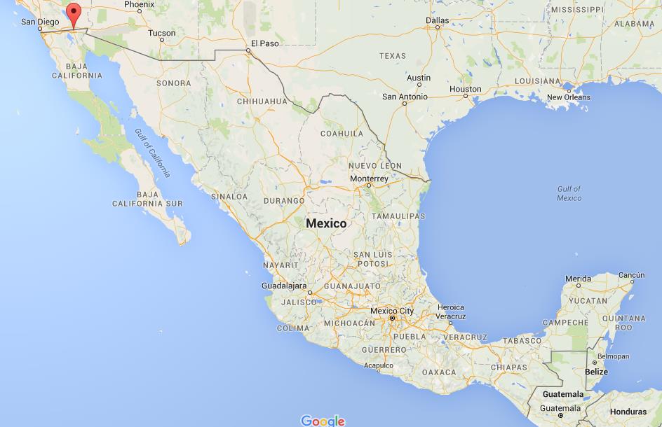 Directions To Mexicali Mexico Where Is Mexicali On Map Mexico