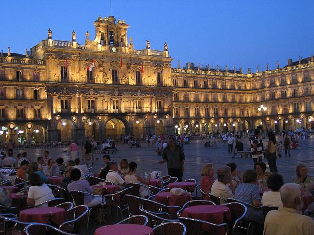 Salamanca City Hall Plaza Mayor