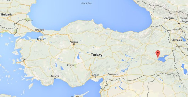 location Bitlis on map Turkey