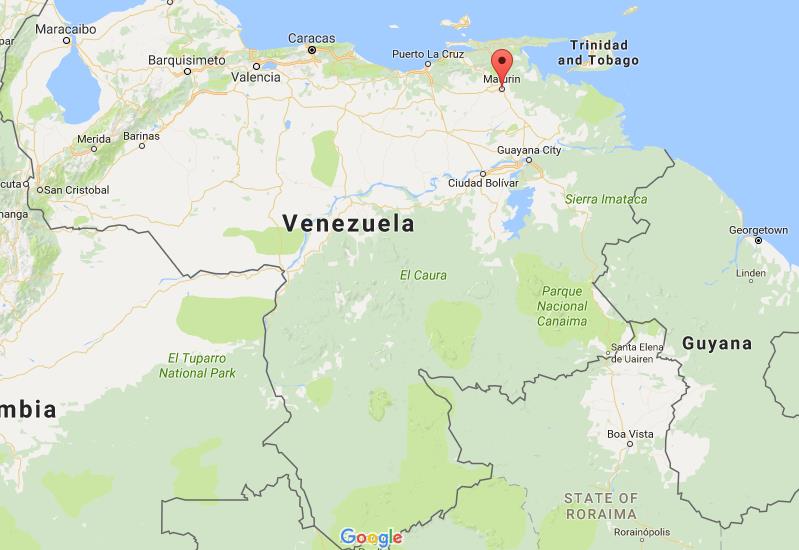 Where Is Maturin On Map Venezuela 3375