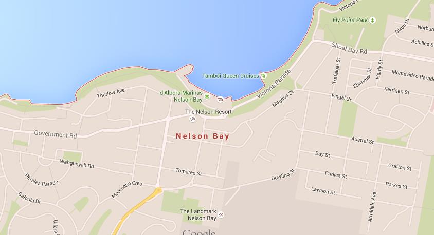 Nelson Bay Map Nsw Map Of Nelson Bay