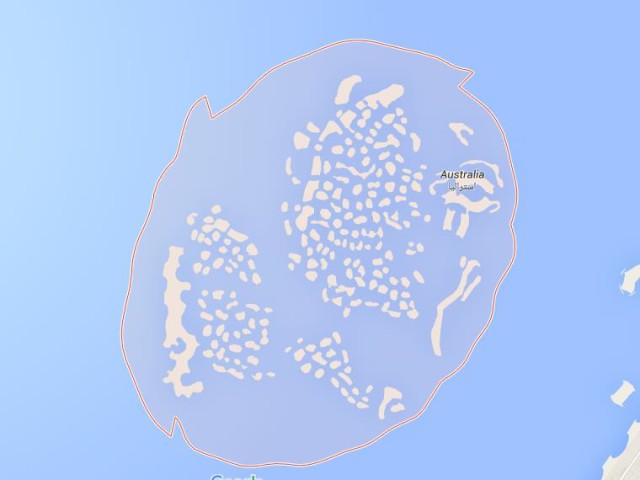 Map of The World Island Dubai