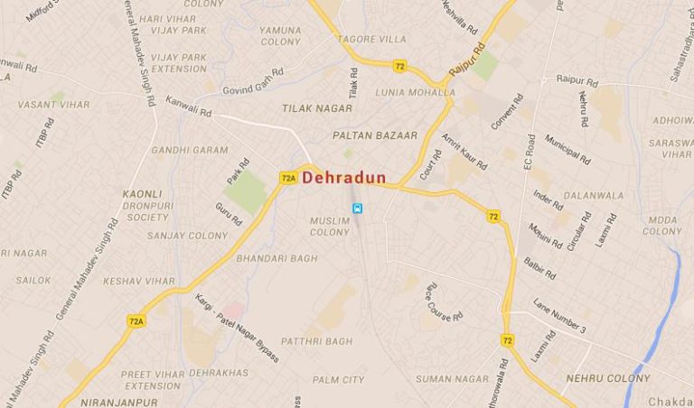 Map Of Dehradun