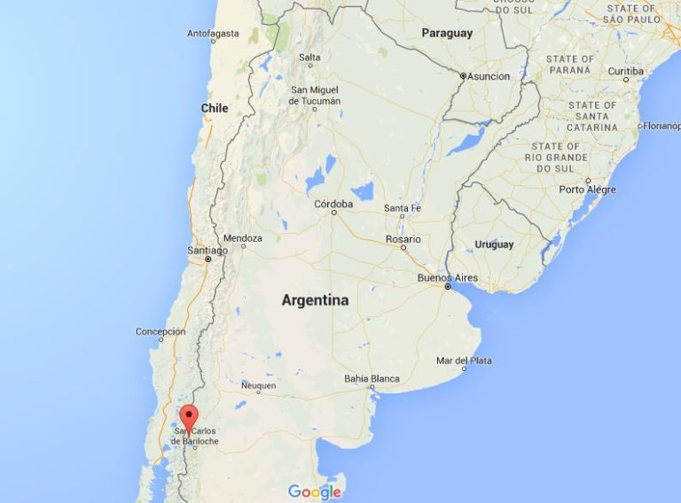 Where Is Villa La Angostura On Map Argentina