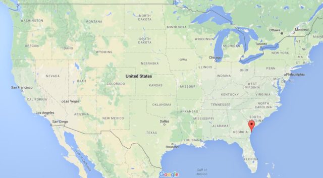 Where Sea Islands on USA map