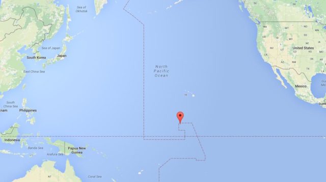 Location Palmyra Atoll on map