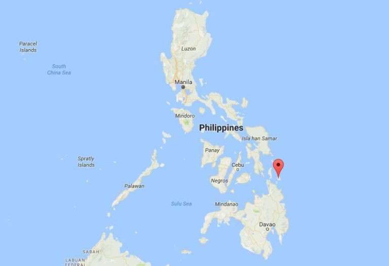 Where are Siargao Islands on map Philippines