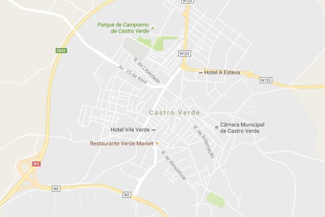 map-of-castro-verde portugal