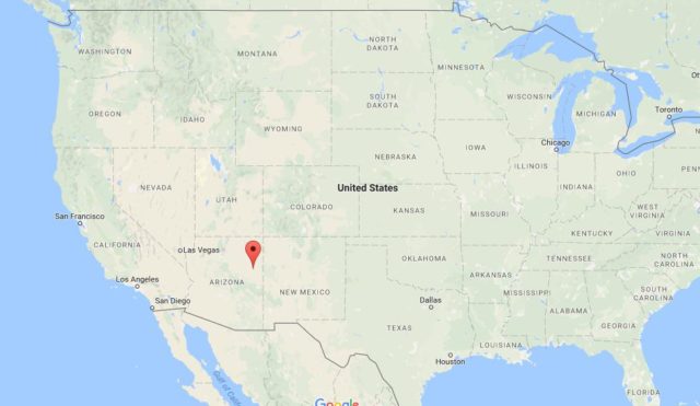 location-petrified-forest-on-map-usa