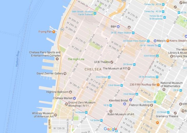 Map of Chelsea NY