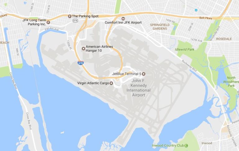 Map of JFK Airport