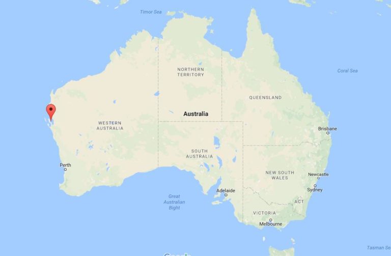 Where is Shark Bay on map Australia