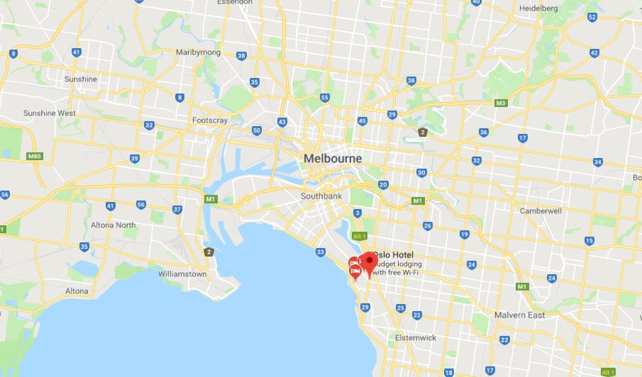 Map Of St Kilda Melbourne Where Is St Kilda On Map Of Melbourne