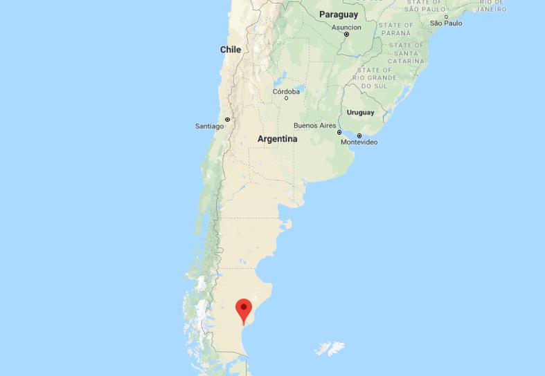 Where Is Monte Leon National Park On Map Of Argentina