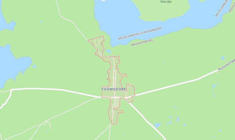 Map of Thomsdorf