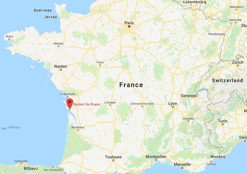 Where Is Royan On Map Of France