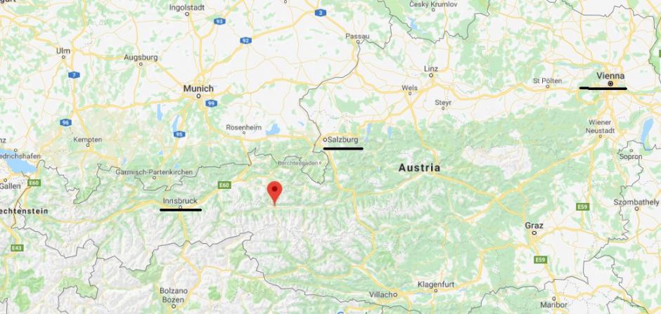 Where is Mittersill on map of Austria