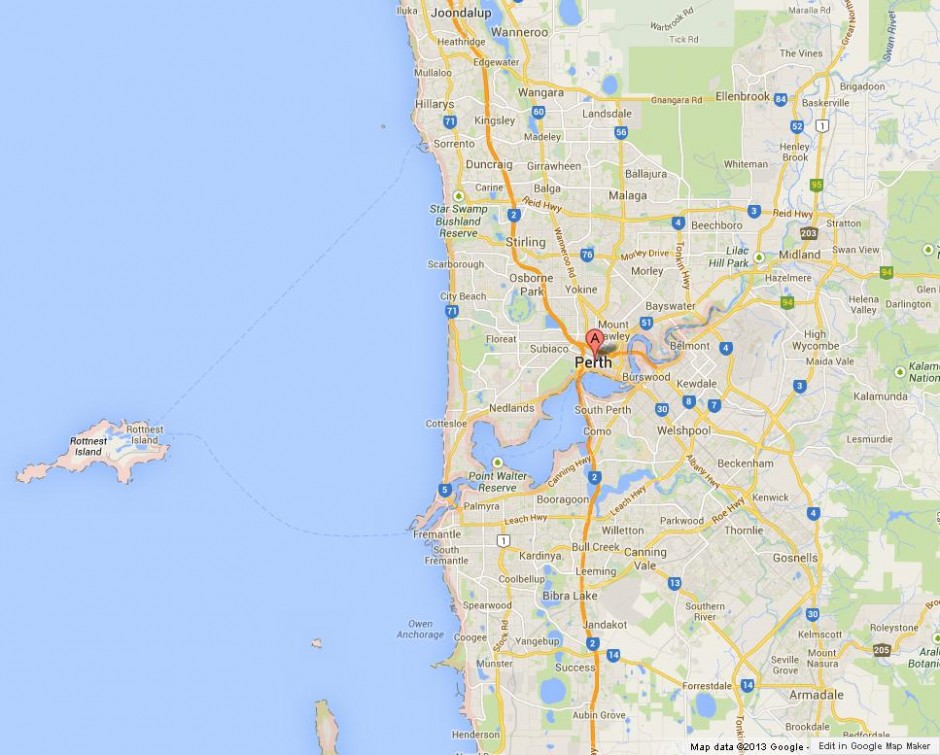 Perth Australia World Map - United States Map