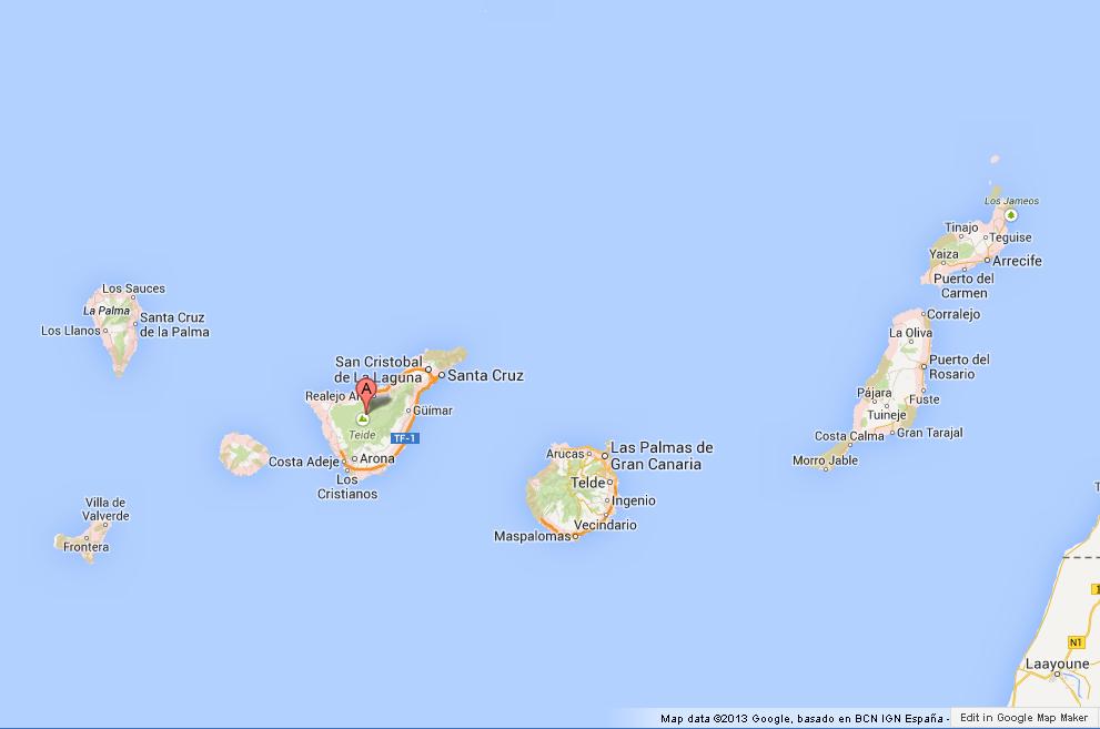 Canary Islands World Easy Guides   Map Of Canary Islands 