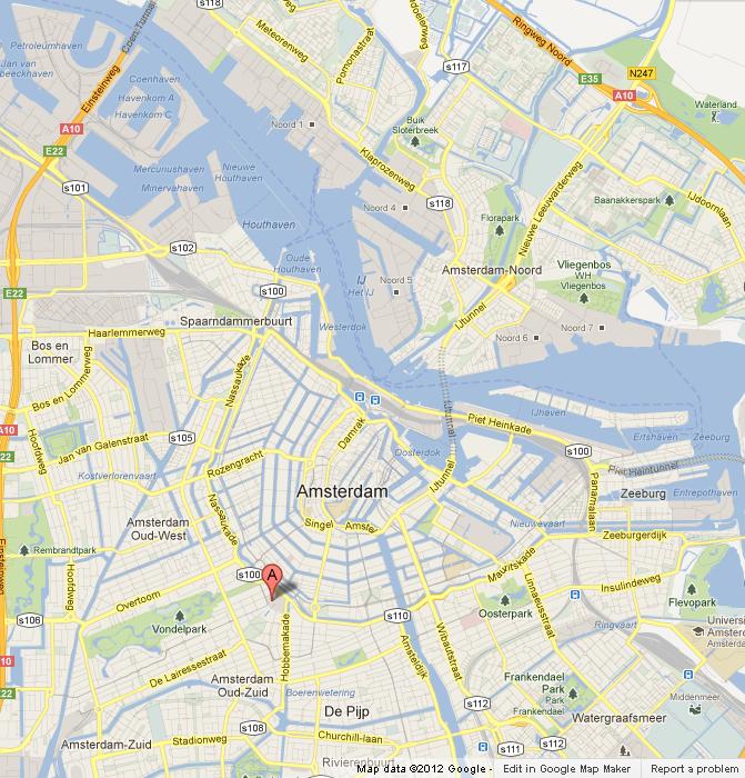 Rijksmuseum on Amsterdam Map