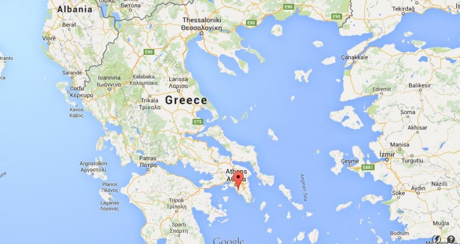 Where is Glyfada on map Greece