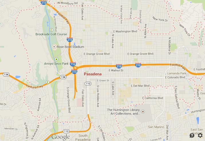 Road Map Of Pasadena MD