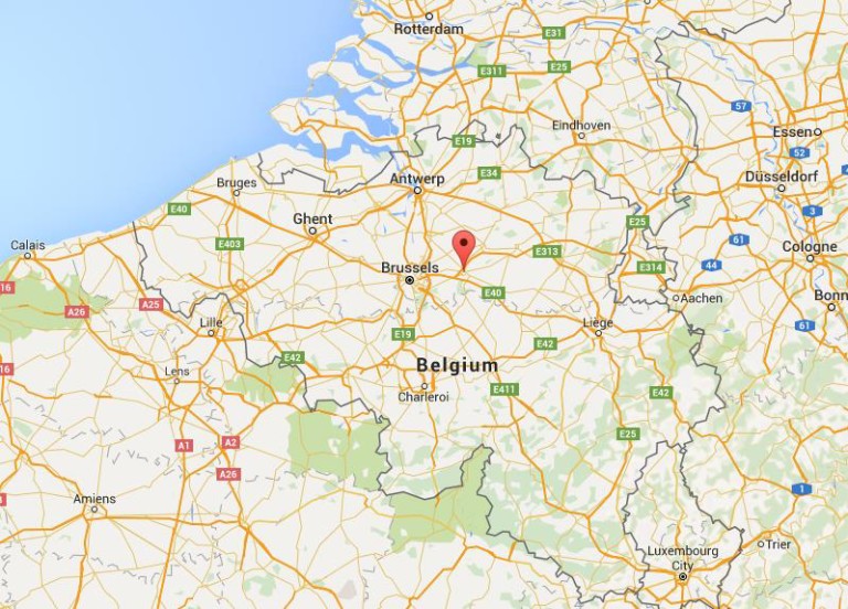 Where is Leuven on map Belgium