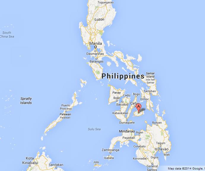 Bohol Island on Map of Philippines - World Easy Guides