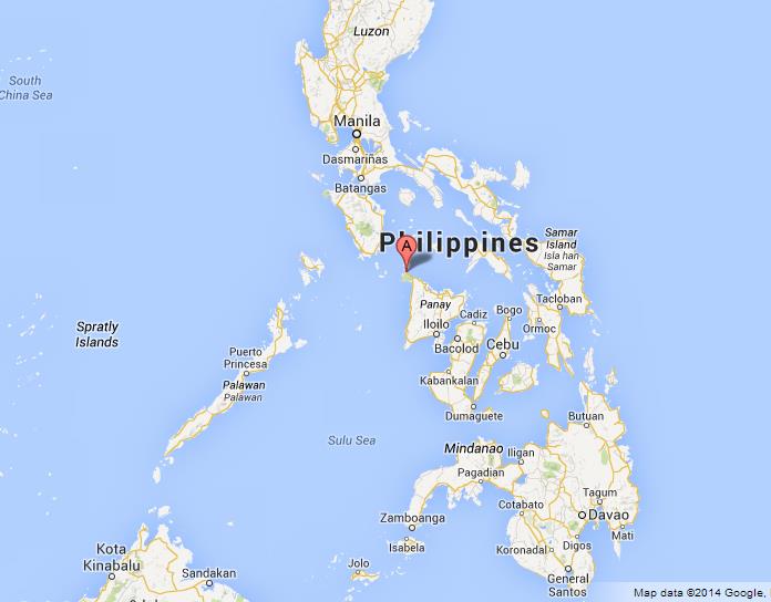 Boracay Island on Map of Philippines
