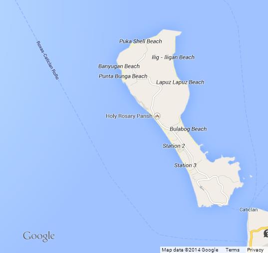 Map of Boracay