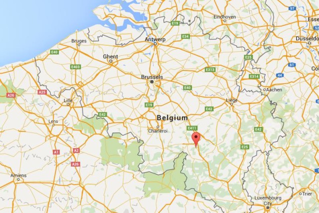 Ardennen Op Kaart Belgie - kaart