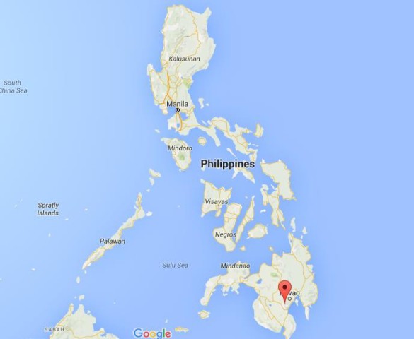 Where is Mount Apo on map Philippines
